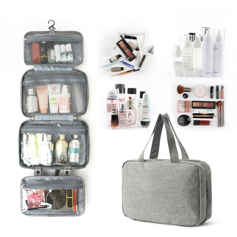 Four-fold Dry and Wet Separation Can Be Hung Storage Bag, Toiletry and Cosmetic Carrying Bag