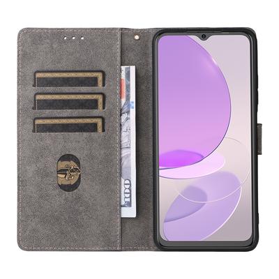 Чехол из ПУ кожи для itel S23 S665L, с подставкой, кошелек с RFID-блокировкой, чехол для телефона с полной защитой и ремешком