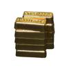 10Pcs Realistic Mini Gold Bar Models Alloy Miniature Props for Photography and Creative Displays