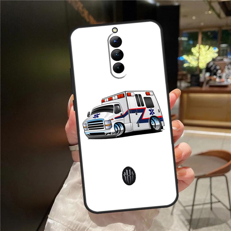 Ambulance EMS EMT Paramedic Case For Red Magic 9 8S 8 Pro Plus Cover For ZTE Nubia Red Magic 6S 7S 6 7 Pro 6R 5S 5G