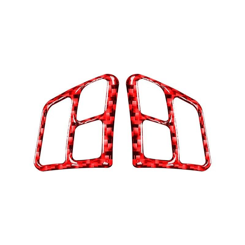 2 шт. стайлинга автомобилей из настоящего углеродного волокна, авто руль, кнопка, накладка, наклейки для BMW 3 серии E90 2005-2012