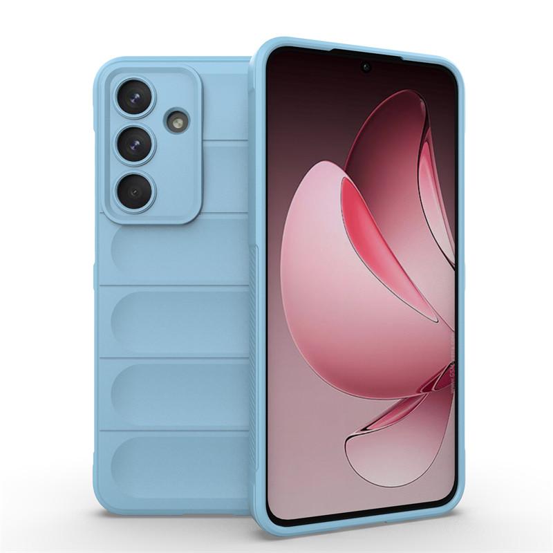 Чехол-бампер Samsung Galaxy S25 FE из мягкого силикона с текстурированным захватом