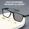 Набор из 4 штук спортивных фотохромных очков для чтения, меняющих цвет, удобных как для мужчин, так и для женщин