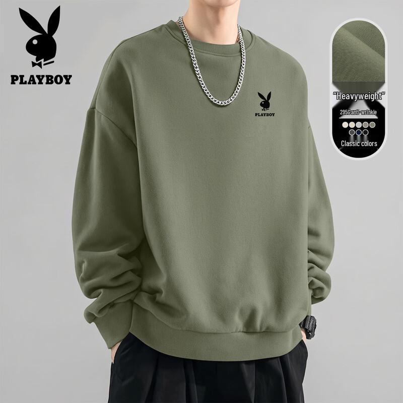 PLAYBOY Мужской свободный свитшот с круглым вырезом Осень 2026