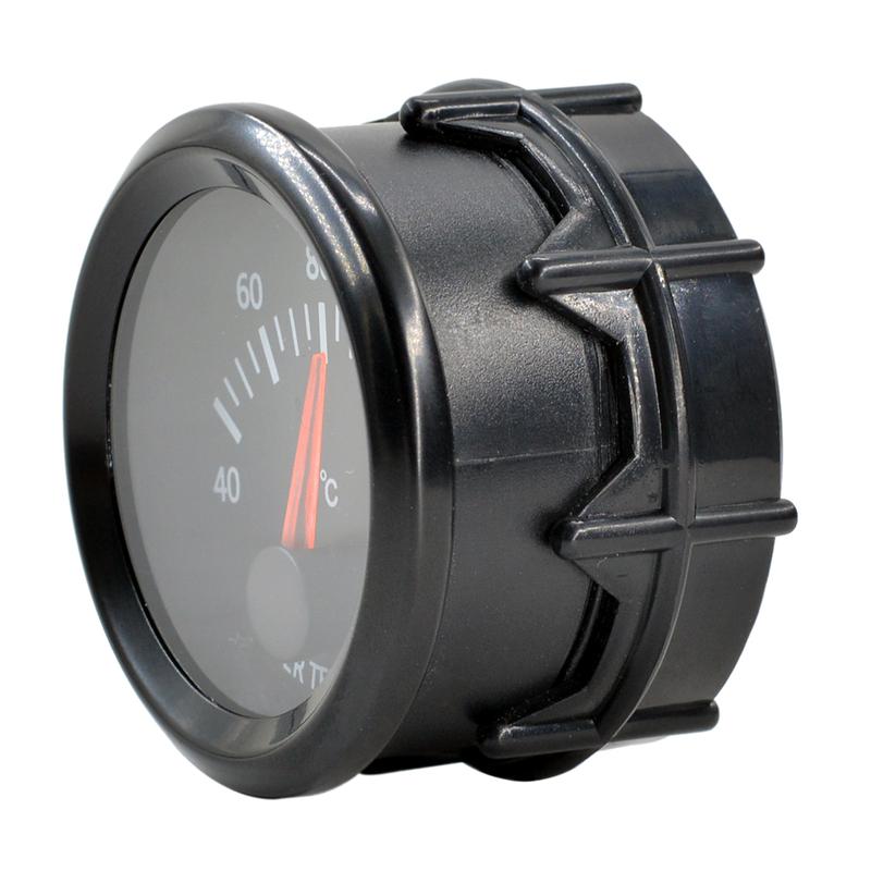 Dragon 2" 52mm Stepper Motor Auto White LED Light Car Water Temp Gauge Temperature 40-120 Celsius Meter