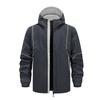 Men'S Loose Jacket Fashionable Multi Pocket Hooded Jacket