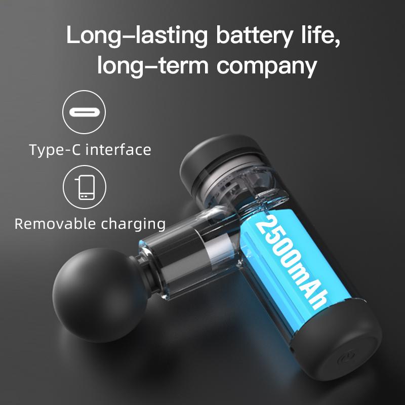 Прочный и безопасный Мини-массажер Booster Mini X Массажный пистолет Перкуссионный массажер для спины и шеи Электрические вибраторы Портативный Мини-массажер для тела Фитнес