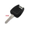 2 Buttons Remote Key Shell Case Fob HU46 For Opel Replacement