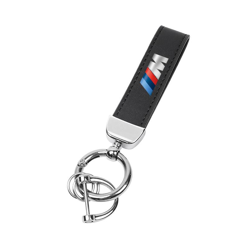 Кожаный брелок с эмблемой автомобиля, аксессуары для ключей авто Для BMW G30 G32 G01 M3 M4 M5 G42 G30 G02 G05 G06 G07 G26 G23 G22 F40 F20 G08 X1