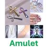 6 Pc Vintage Charm Pendant Amulet Talisman Ankh Cross Stainless Steel Egypt Egyptian Key Life Jewelry Gift Accessories Hip Hop Rock Goth Gothic