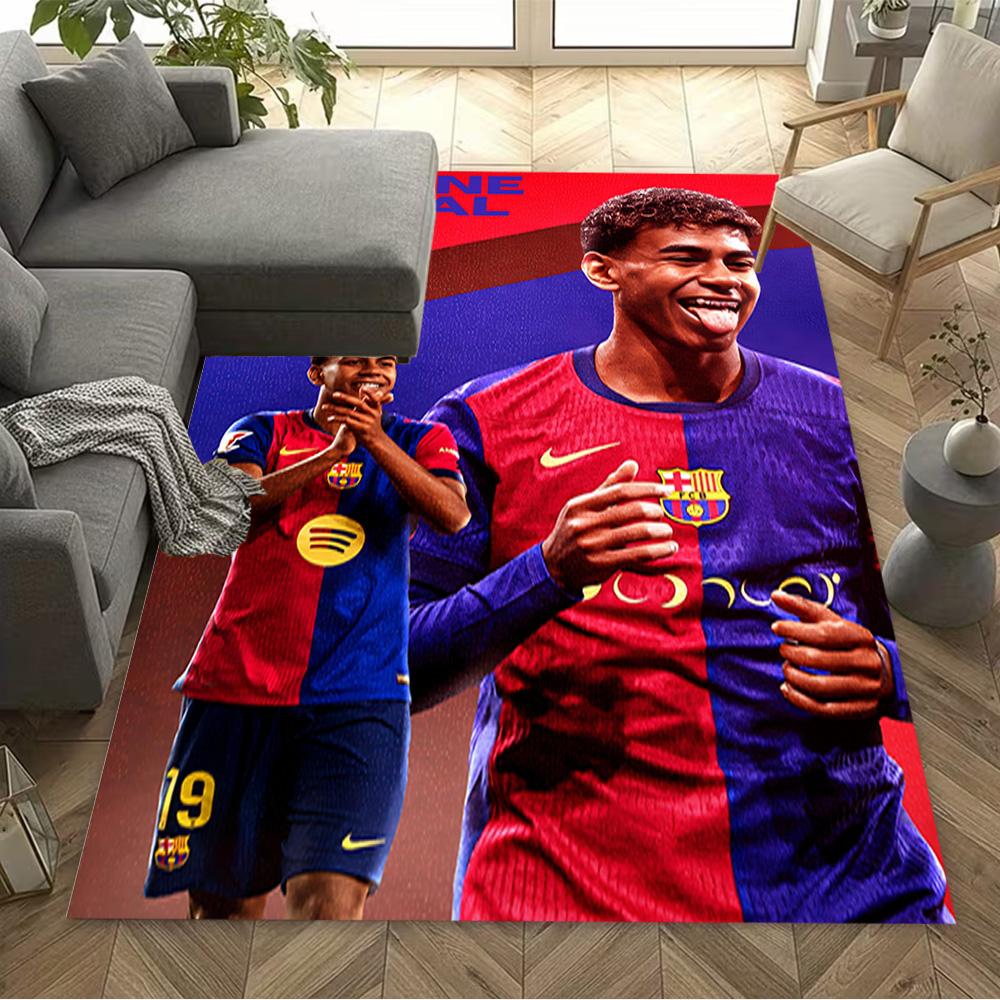 Lamine Yamal's Spain's Emotional Celebration Area Rug Perfect for Living Rooms Game Room Outdoor Kitchen Antislip Carpet Office home decor Spiritual G
