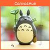 Resin Cartoon My Neighbor Totoro Miniature Garden Decor With Leaf Design For Home Office Gift