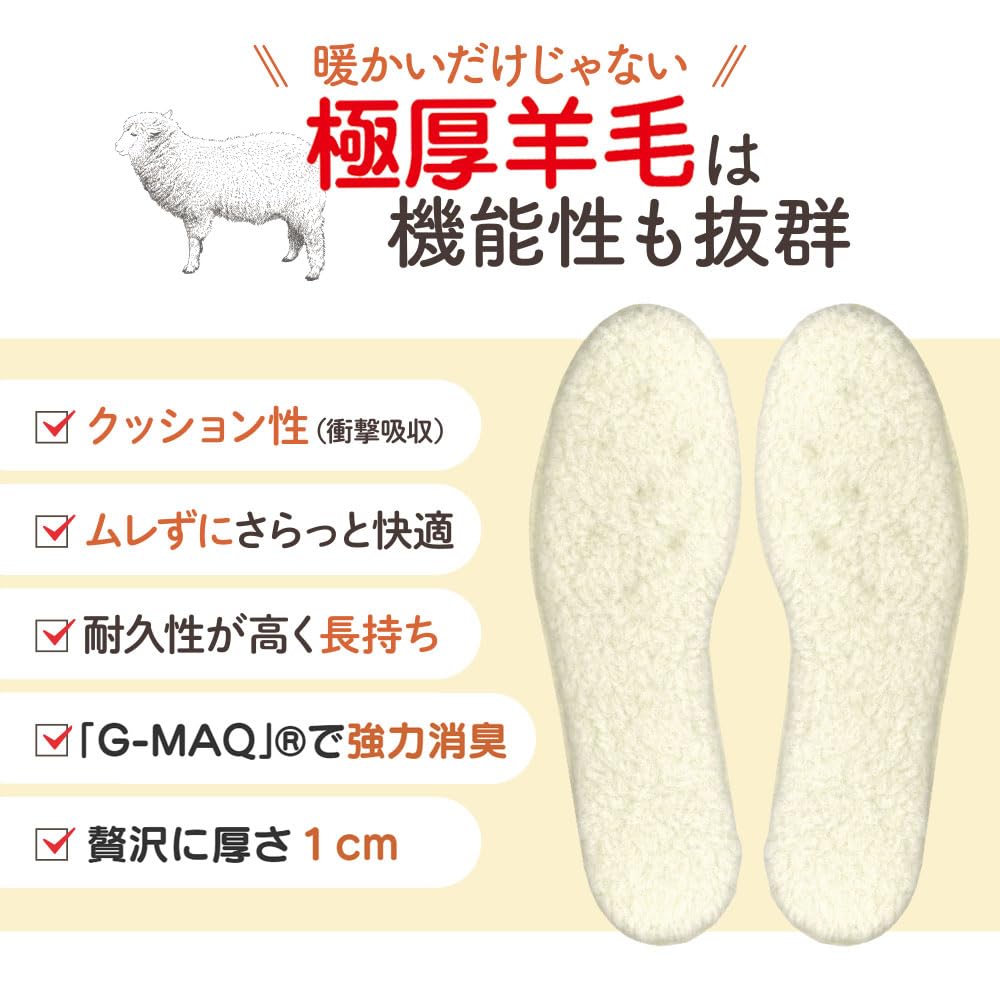 Защита от холода, очень толстые дезодоранты, защита от вонючего запаха, команда, шерстяная пушистая стелька, защита от вонючего запаха, серия, белый цвет [Actica] 20-27,5 см 24-24,5 см