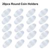 20 комплектов футляров для хранения монет для рекламы, продвижения продаж, мини-коробка для хранения монет, простой защитный прозрачный