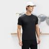 New FILA Fitness T Shirts Men's Pitch Black A11M431116FBK