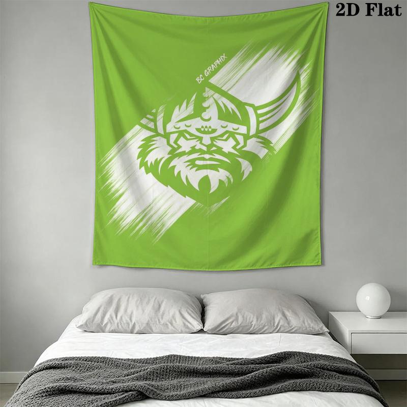 Canberra Raiders Wall Tapestry Aesthetic Wall Hanging Printed Fabric Blanket Decorative Tapestries for Bedroom Living Room Home Decor