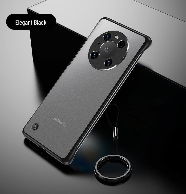Huawei Mate50Pro P60 Матовый прозрачный металлический защитный чехол для объектива
