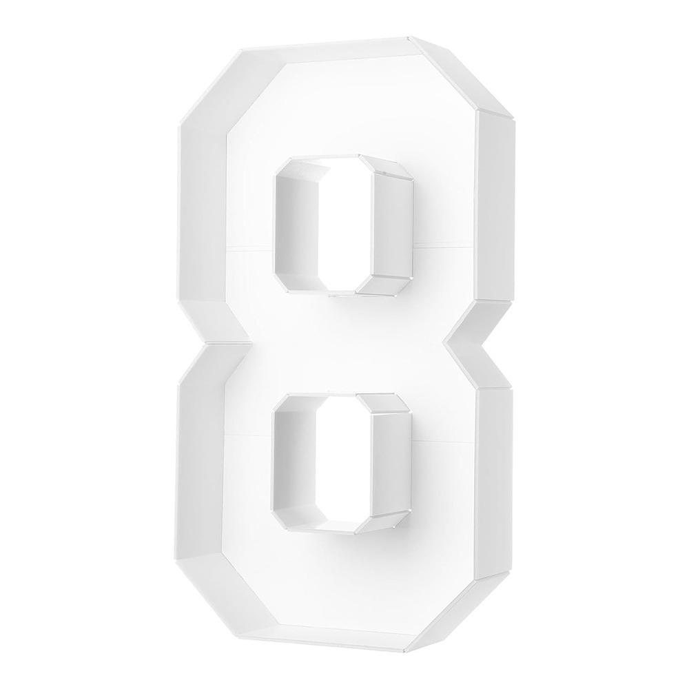 Numbers 0-9 3D Balloon Frame Three-dimensional Digital Marquee Balloon Frame  Graduation Party