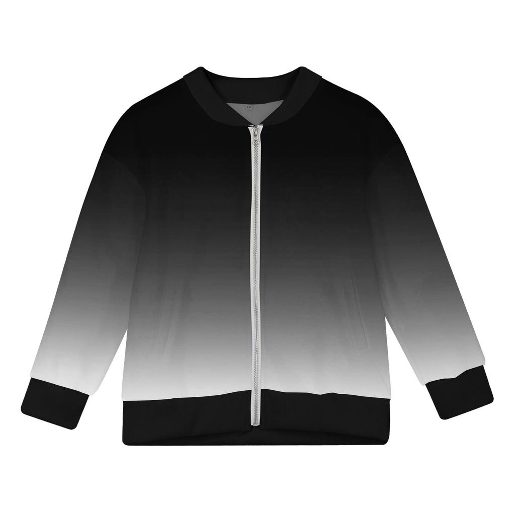 Куртки на молнии для девочек, детские осенние толстовки с длинными рукавами, верхняя одежда с карманами 5-15 лет