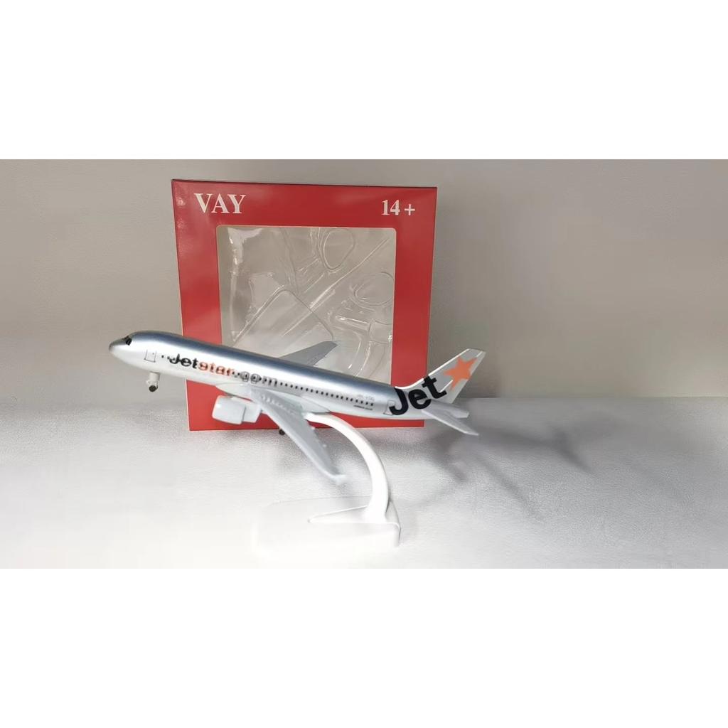 Масштаб 1/400 Сплав 320 Самолет A320 Jetstar Airways 20 см Модель самолета с шасси Игрушечный самолет для мальчиков Подарок для коллекции