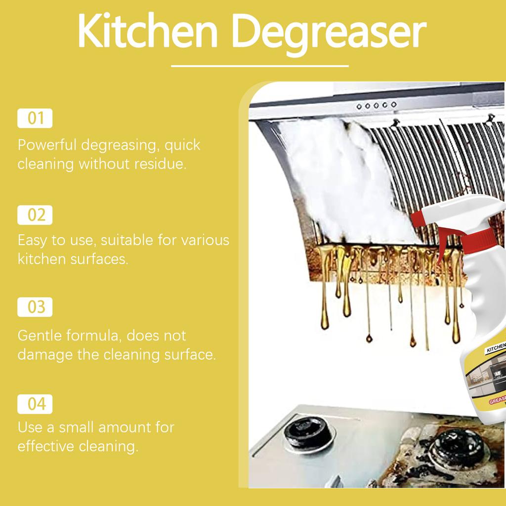 Kitchen Cleaner, Degreaser, Stain Remover, Foaming Cleaner For Household Kitchen Countertops 120ml