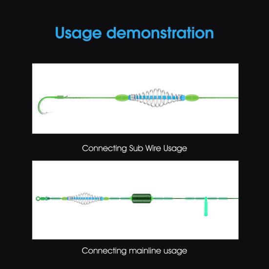 10 шт. Пружина для кормушки, высокая эластичность, поводок для приманки, профессиональная карповая рыбалка, клетки-держатели для кормушки, рыболовные снасти