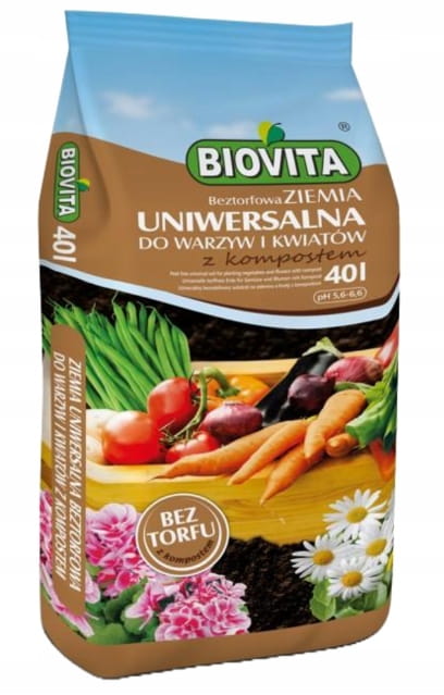 Universal Garden Soil for Vegetables & Flowers , Peat-Free with Compost