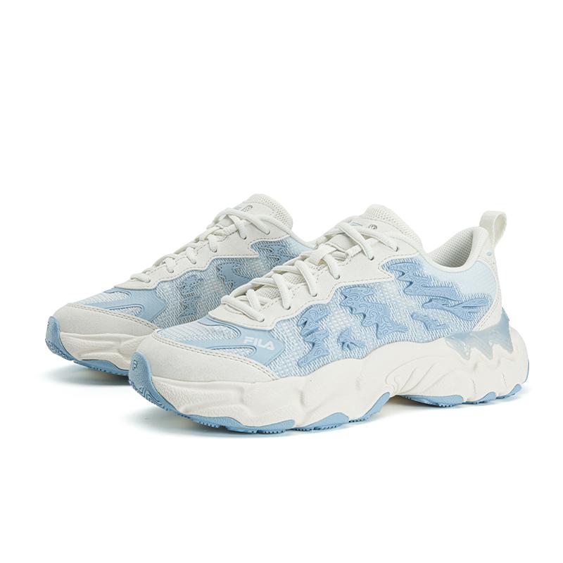 Fila FERN 3 Устойчивые к истиранию, Дышащие, Легкие Низкие Кроссовки на массивной подошве Женские Цвет: Туманный Циан/Снежный F12W622142FNS