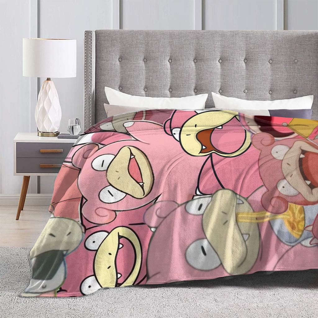 Soft Blankets Decorative Slowpoke Cartoon Bedding Throws Flannel Bedspread For Outdoor Fashion Sofa Bed Cover
