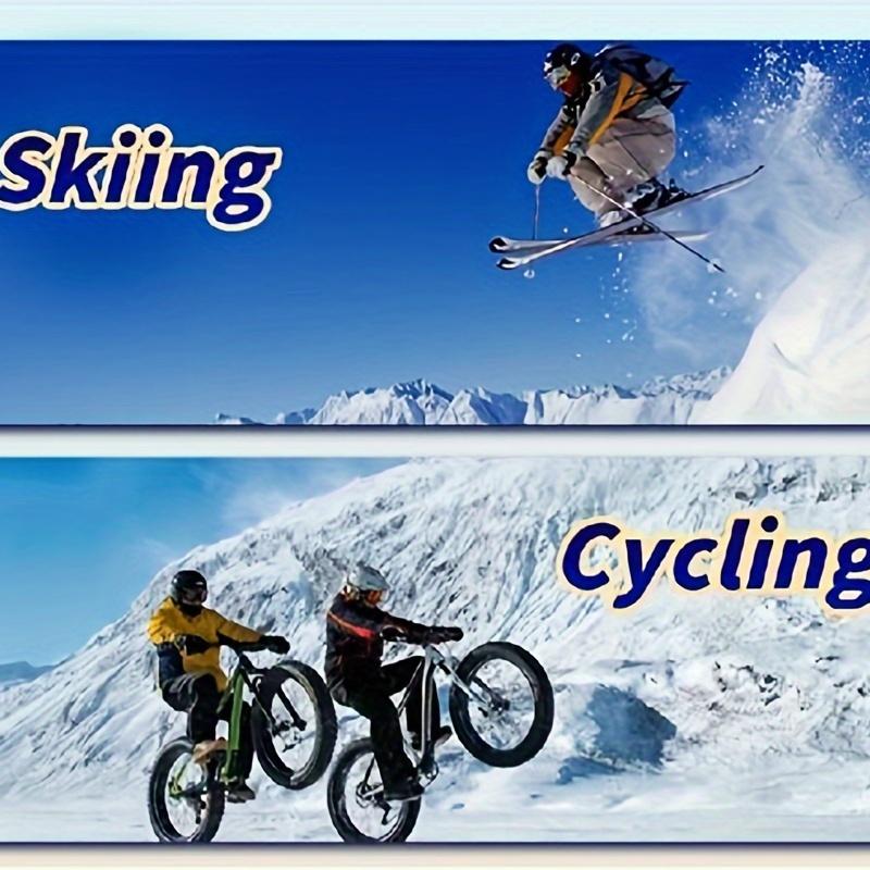 Вязаные перчатки, совместимые с сенсорным экраном, с плюшевой мягкой подкладкой для зимних видов спорта на открытом воздухе