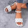 Летние женские сандалии на плоской подошве, мягкая повседневная нескользящая обувь, женские уличные модные пляжные сандалии