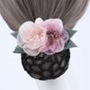 Flower Hairpin Bun Cover Snood Headdress Hairgrips Cover Net Elegant Women Spring Hair Clip Gift