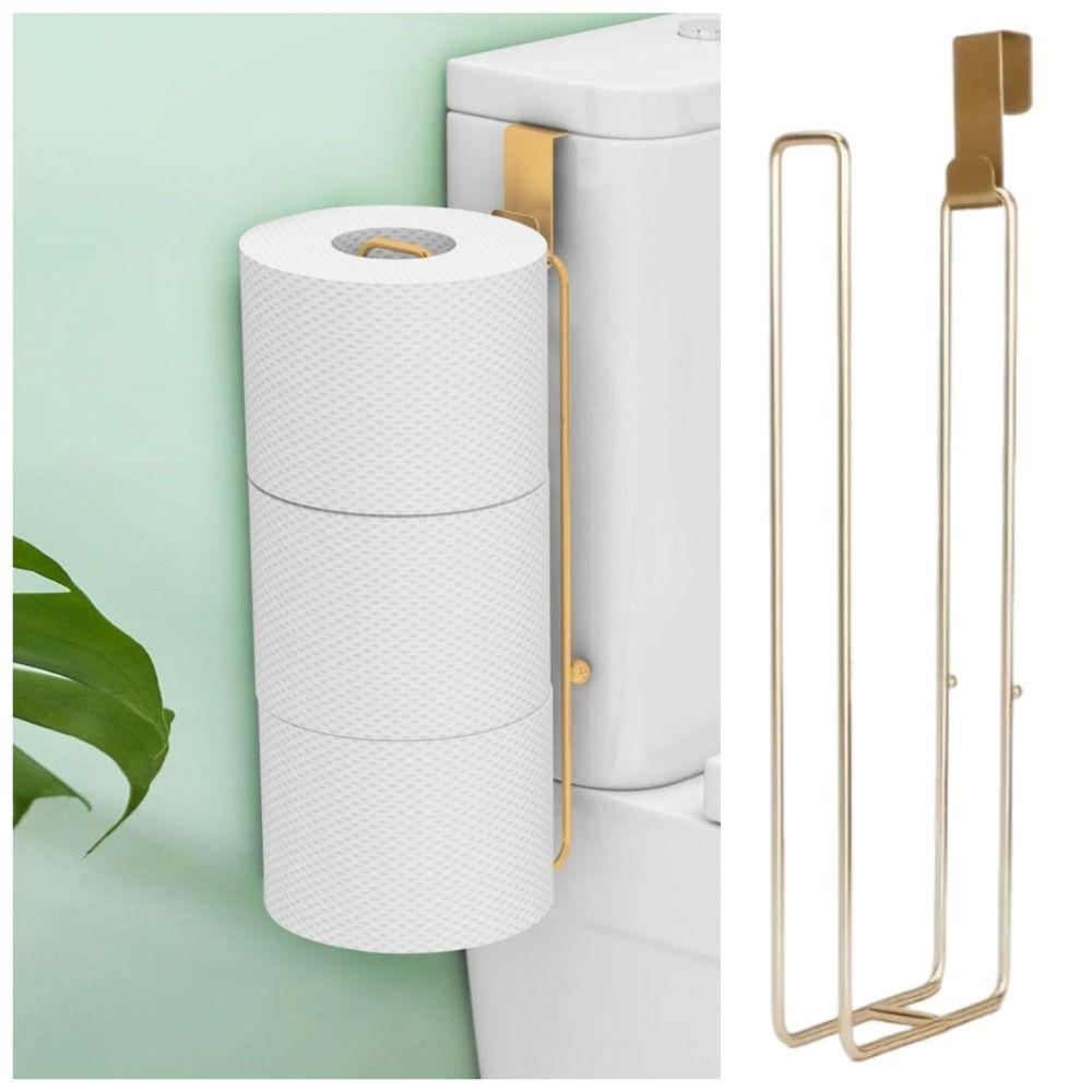 Extended Toilet Roll Paper Holder Wall Mounted Lengthen Tissue Storage Holder Bathroom