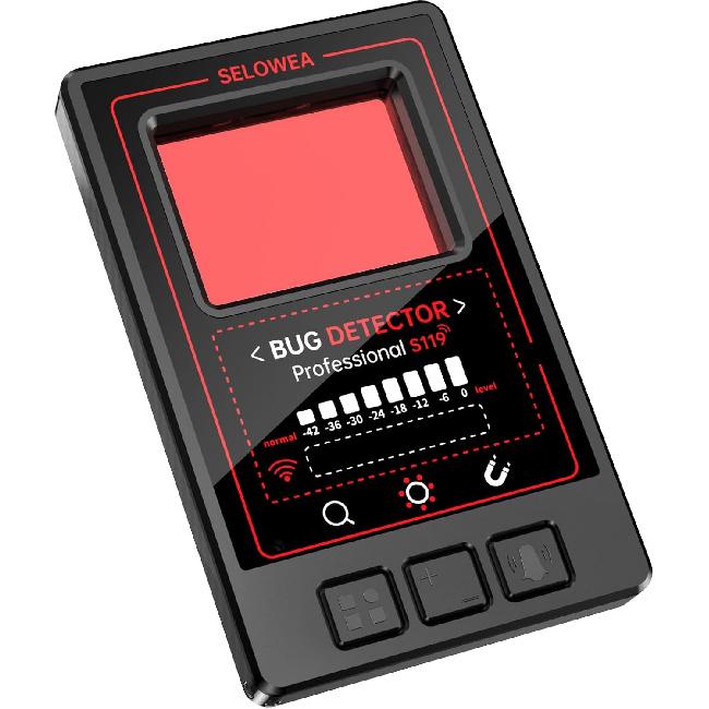 Portable Hidden Camera Detector, Spy Camera Finder, RF Signal Bug Sweeper & GPS Tracker Detector for Home, Office, Hotel & Travel – Anti-Spy