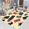 Забавный ретро фотоаппарат HD домашний ковер, нескользящий напольный тапете для детей, декоративный ковер для гостиной, спальни, игровых комнат, кухни, альфомбра