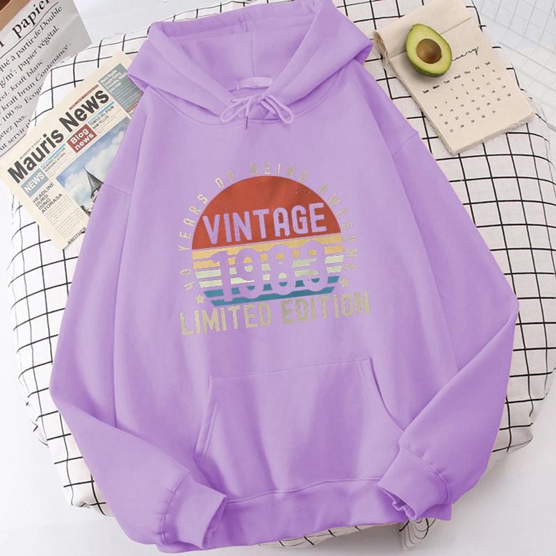 (Unisex Hoodie)Новинка 1973 года, толстовки с принтом «50 лет совершенства», женские весенне-осенние модные пуловеры