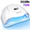 380W Professional Nail Dryer LED UV Lamp for Nails Gel Polish Dryer Light Nail Art Accessories Curing Gel Toe Nails