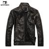 Winter Brand Leather Jacket Men Slim Collar Jaqueta Couro Bomber Jacket Faux Leather Fur Coat 