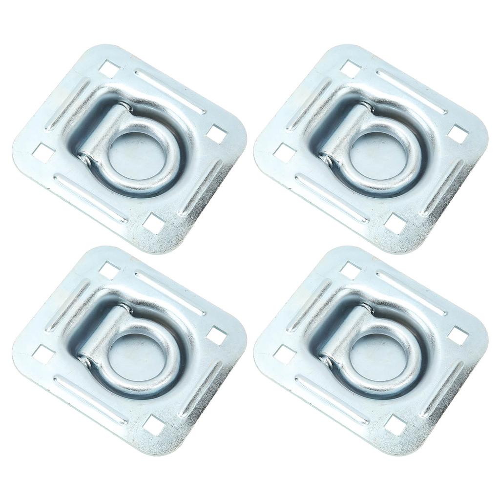 4 шт. утопленных D-образных крепежных кольца, прочные 124x114 мм, заподлицо, крепежные анкеры для фургонов