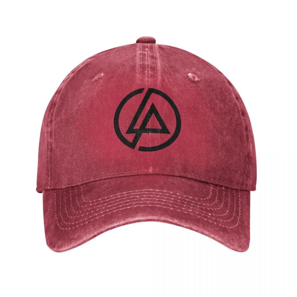 Linkin-Park Meteora Minutes To Midnight Угловой Эмблема Джинсовая Кепка-Snapback с Потертостями Унисекс Женская Регулируемая Кепка