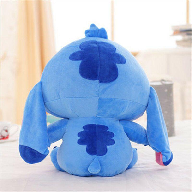 Adorable Lilo Stitch Plush Blue Kid Girl Soft Stuffed Toy Gift 30cm Cute Decor