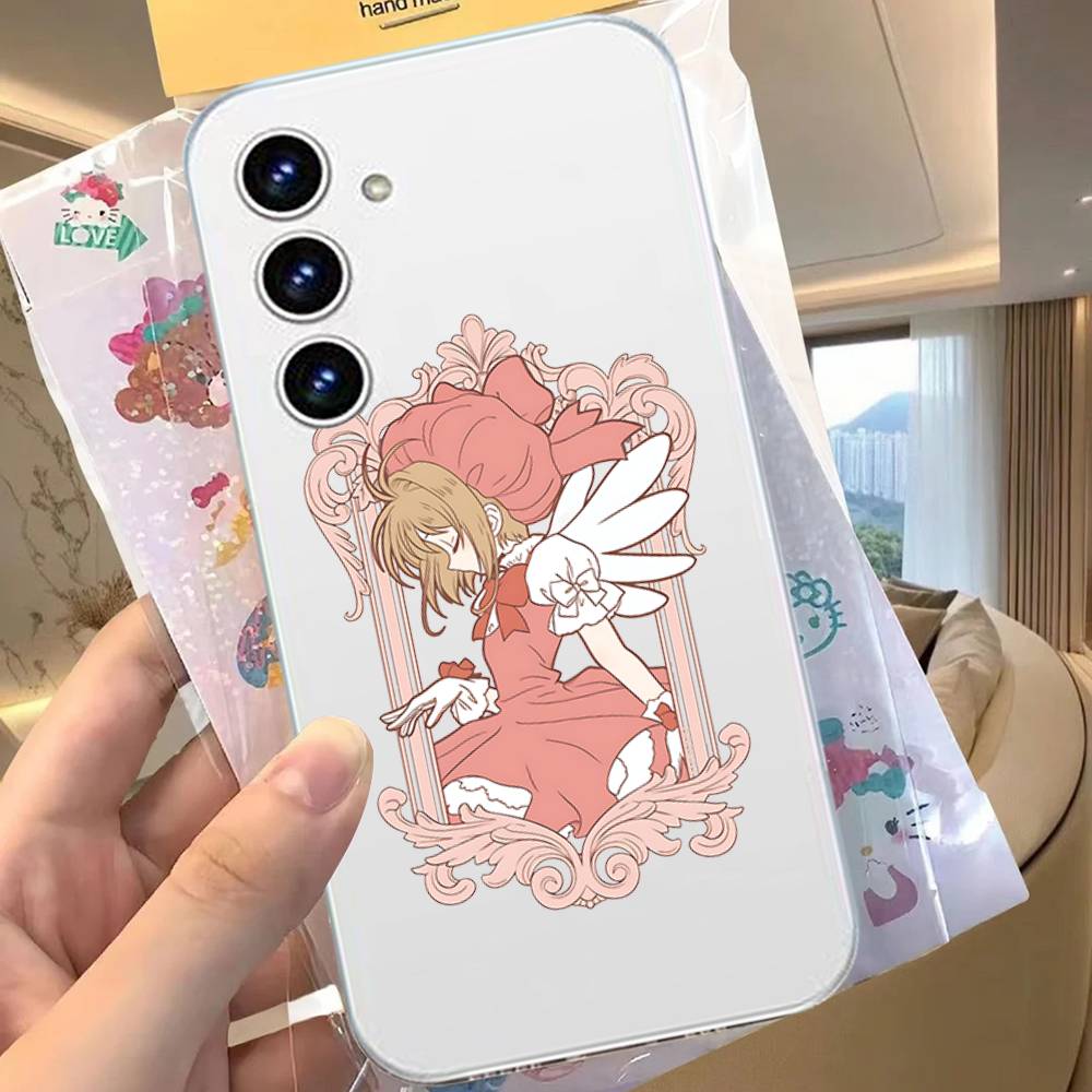 Cute C-Cardcaptor Sakura-s For Samsung Galaxy A52 A12 A51 S21 Edge S22ULTRA S23 S20LITE Plus Ultra Transparent Cover