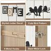 Wooden With Wall Key Cabinet Mail Slot Bucolic Home Organizers Space Saving Design Natural Finish Concealed Storage Compartment For Entryway