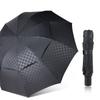 2023 Windproof 3 Fold Umbrella Rain Female and Male Double Layer Large 10K Business Umbrella Male Hidden Family Travel Umbrella