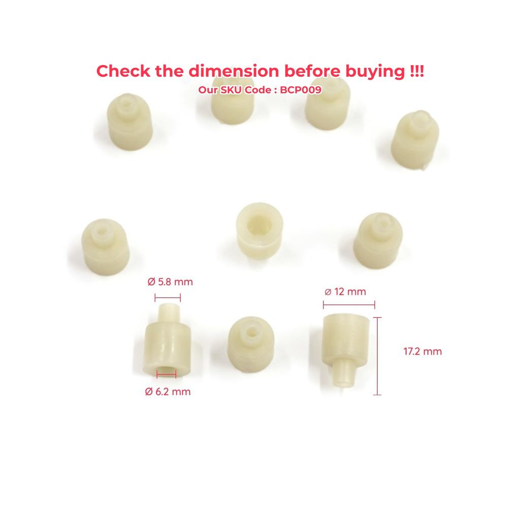 BROSS Auto Parts BCP009 10 Pieces Cable End Rope Dowel for Window Regulator Winder Mechanism Type BCP009 Fast Handling