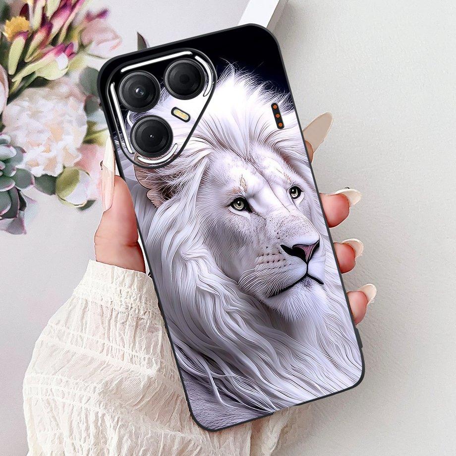 Черный Силиконовый Чехол Для Tecno Pova 7 4G 5G / Pova 7 Pro Pova7 Ultra Neo Funda Дизайн Кошка Цветок Дракон Бампер Мягкая Capa