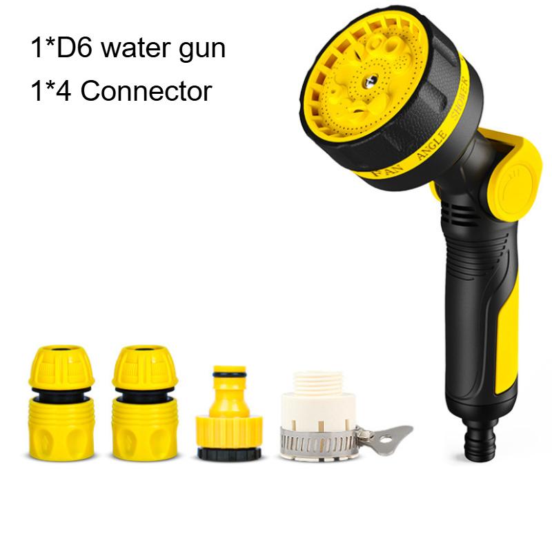 1 шт. Портативная многофункциональная пистолет-мойка высокого давления 10 режимов Садовый разбрызгиватель Мощный пистолет для воды высокого давления Полив сада