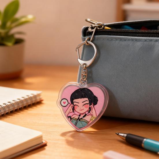 Брелок-держатель для ключей «Охотник на ведьм» Акриловый Аниме Подарок для фанатов Сумка Подвеска Декоративное украшение Аксессуар для сумки