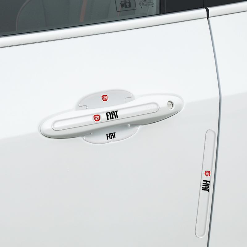 4/8 шт. Прозрачная защитная пленка для ручек автомобиля Наклейки на двери автомобиля Для FIAT Punto Tipo abarth Ducato Grande Panda 500 500L 500X