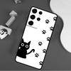 Чехол для телефона с лапкой собаки и кошки для Samsung Galaxy S24 Ultra S25 Ultra S9 S10 S20 S21 S22 S23 Plus S24 FE